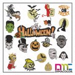 Matriz de Bordado Pack Halloween